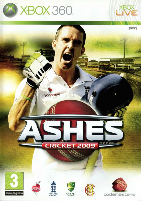 Ashes Cricket 2009 box art for Xbox 360